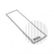 Sklo dverni + tesneni 350x100x5 ML4 MEC  VETRO004