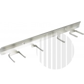Vikan Věšák nástěnný nerez, 460 mm