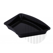 Tác plexi rohový system 265x 45° x50 černý