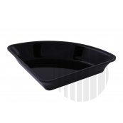 Tác plexi 1/4 kruh 265x 90° x50 černý