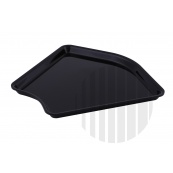 Tác plexi roh 280x20 černý