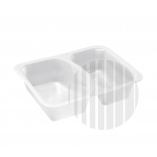 Miska PP zatavovací 2-dílná (227x178x55 mm) transparentní
