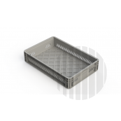 Přepravka BASICLINE 600x400x120mm šedá