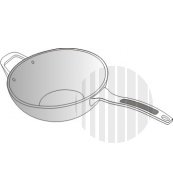 Berto's S.p.A. Pánev WOK-indukce Berto´s