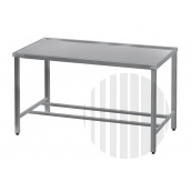 Stůl uzenářský s lemem na 4 stranách 1500x850x850mm