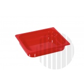 Gastronorm GN 1/2 (h=65 mm) polykarbonát červený