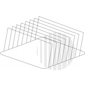 KROMO Držák plechů a podnosů nerez 300 x 465 x 210 mm (rozteč 48 mm)