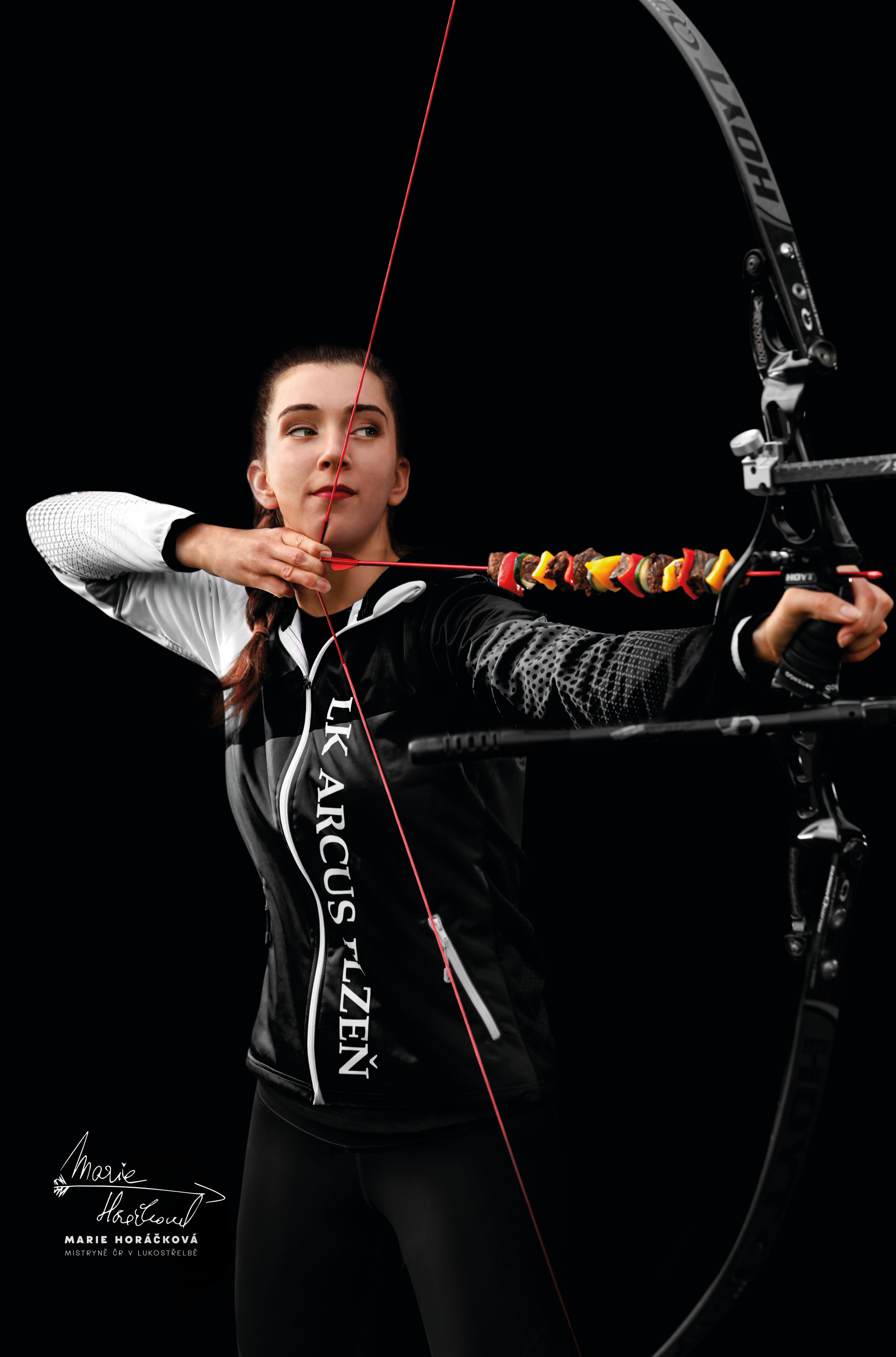 Olympijská lučištnice a mistryně ČR v lukostřelbě Marie Horáčková
