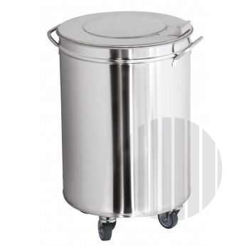 Koš s poklopem (50 l,Ø 380mm, v=615 mm)