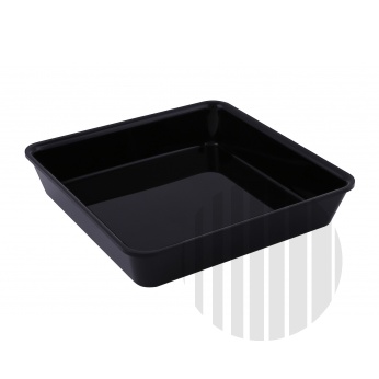 Tác plexi 280 x 280 x 50 - černá