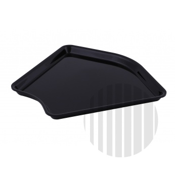 Tác plexi roh 280x20 černý