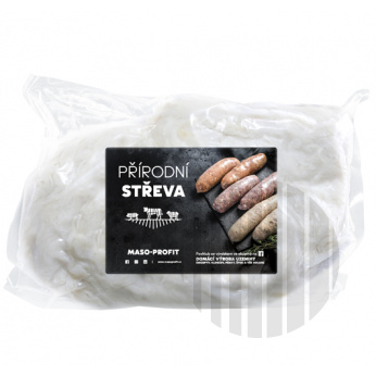 Střeva vepřová solená 36/38 mm; 91,4 metrů