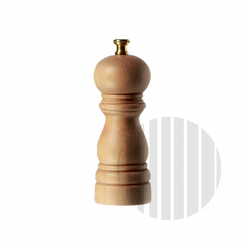 Lidrewa Mlýnek na sůl - přírodní dřevo (14cm)