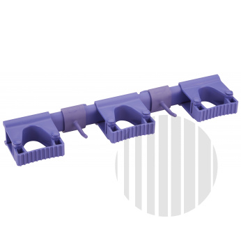 Vikan Držák nástěnný 420 mm fialový 10118