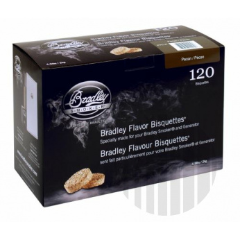 Brikety Udící Bradley Smoker-Pecan-Ořech(120ks)