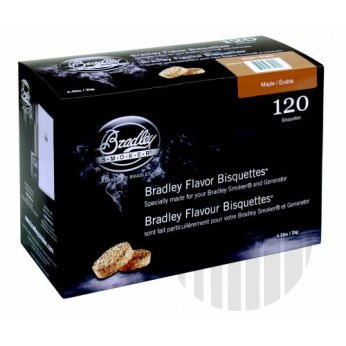 Brikety Udící Bradley Smoker-Javor(120ks)