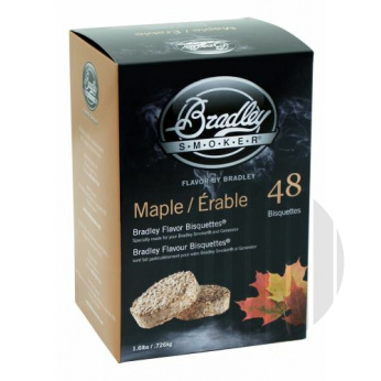 Brikety Udící Bradley Smoker-Javor(48ks)