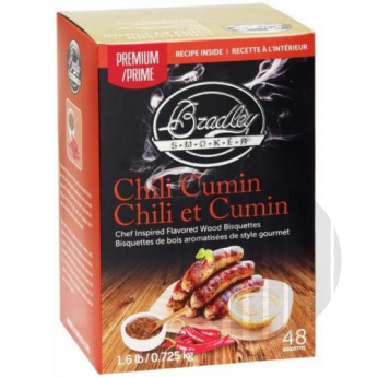 Brikety Udící Bradley Smoker-Premium Chili Cumin(48ks)