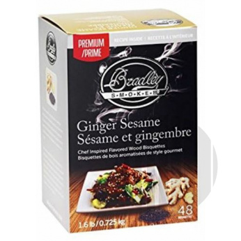 Brikety Udící Bradley Smoker-Premium Ginger Sesame(48ks)