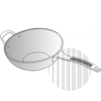 Berto's S.p.A. Pánev WOK-indukce Berto´s