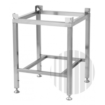 Podstavec nerezový pod PE blok 400x400x750 mm