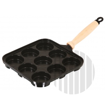 Lívanečník 9-důlků (š=26, d=26cm, 1,20 kg)
