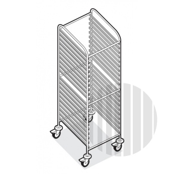 MODULINE s.r.l. Vozík ACPT 040 (pro 20 GN 2/1)