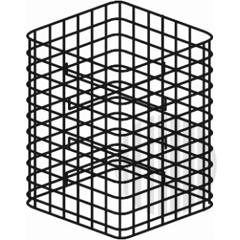 KROMO Stojan na inventář nerez 150 x 150 x 250 mm